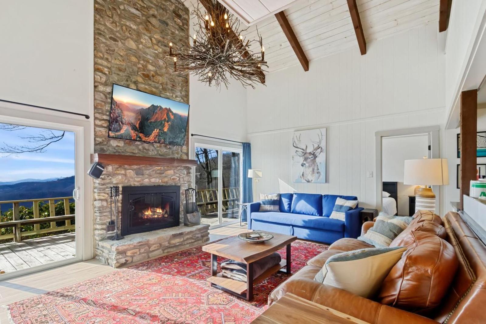 Blue View Chalet Blowing Rock Buitenkant foto